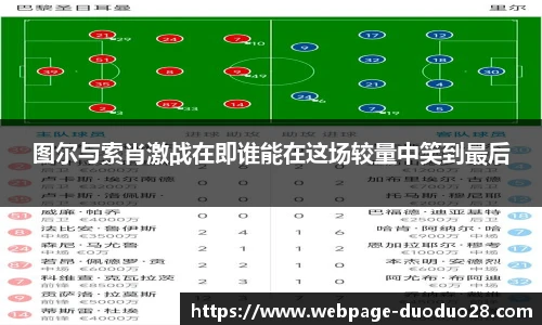 图尔与索肖激战在即谁能在这场较量中笑到最后